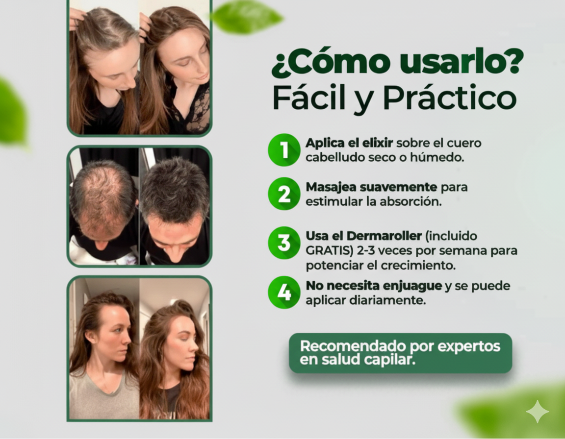 Ouhoe - Tu elixir mágico para el Crecimiento del cabello y control de caída ⭐⭐⭐⭐⭐